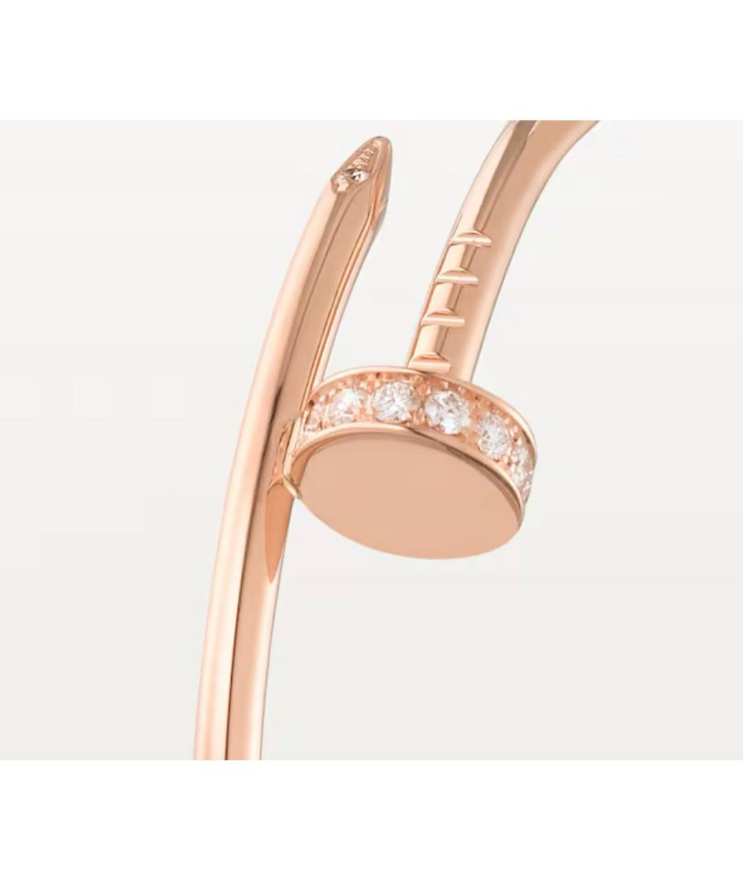 CARTIER Золотые серьги из розового золота, фото 4