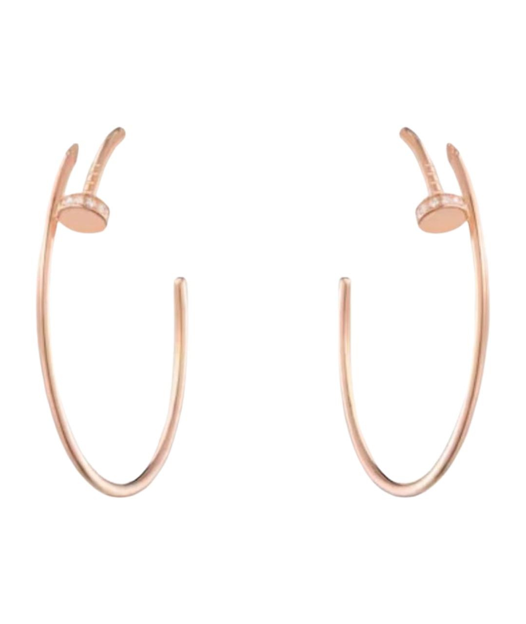 CARTIER Золотые серьги из розового золота, фото 1