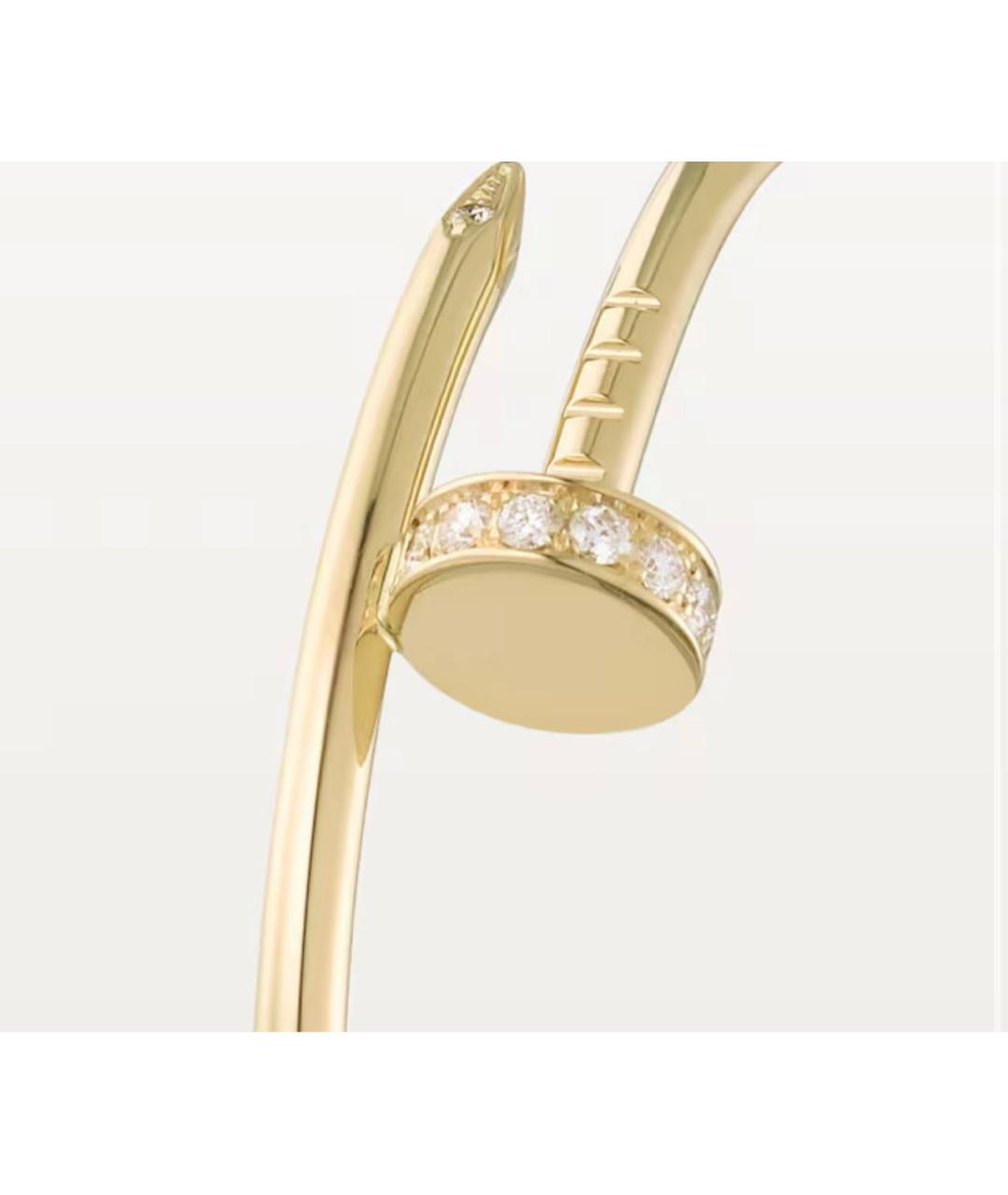 CARTIER Золотые серьги из желтого золота, фото 4