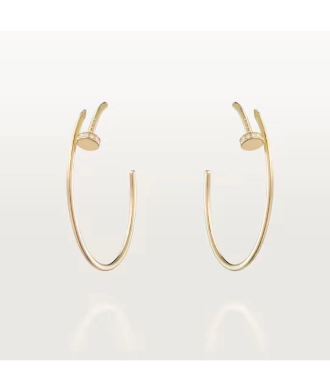 CARTIER Золотые серьги из желтого золота, фото 5