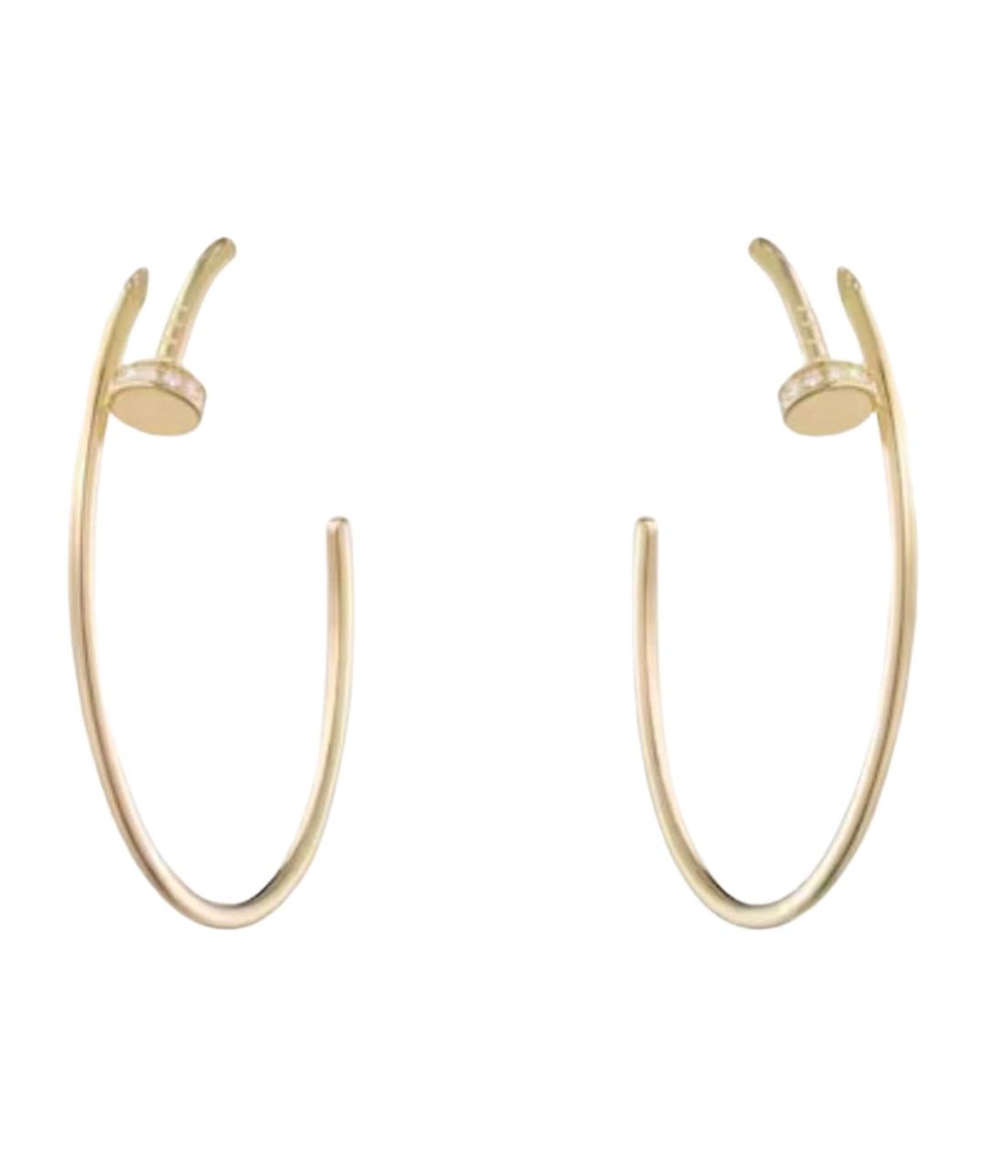 CARTIER Золотые серьги из желтого золота, фото 1