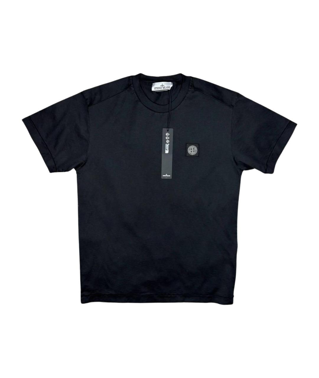 STONE ISLAND Черная футболка, фото 1