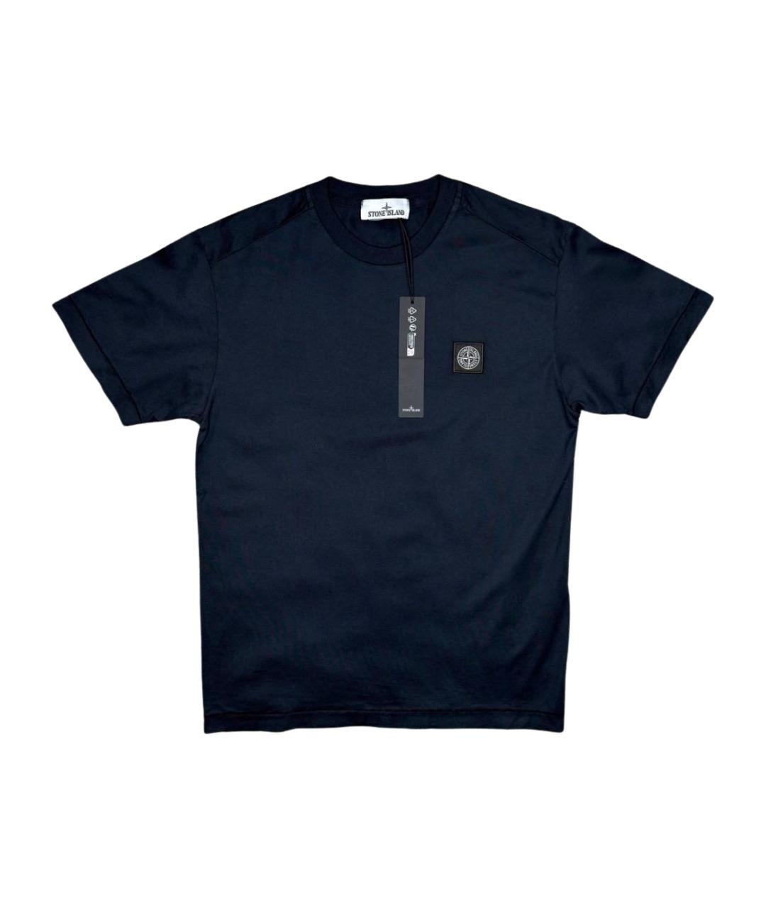STONE ISLAND Темно-синяя футболка, фото 1
