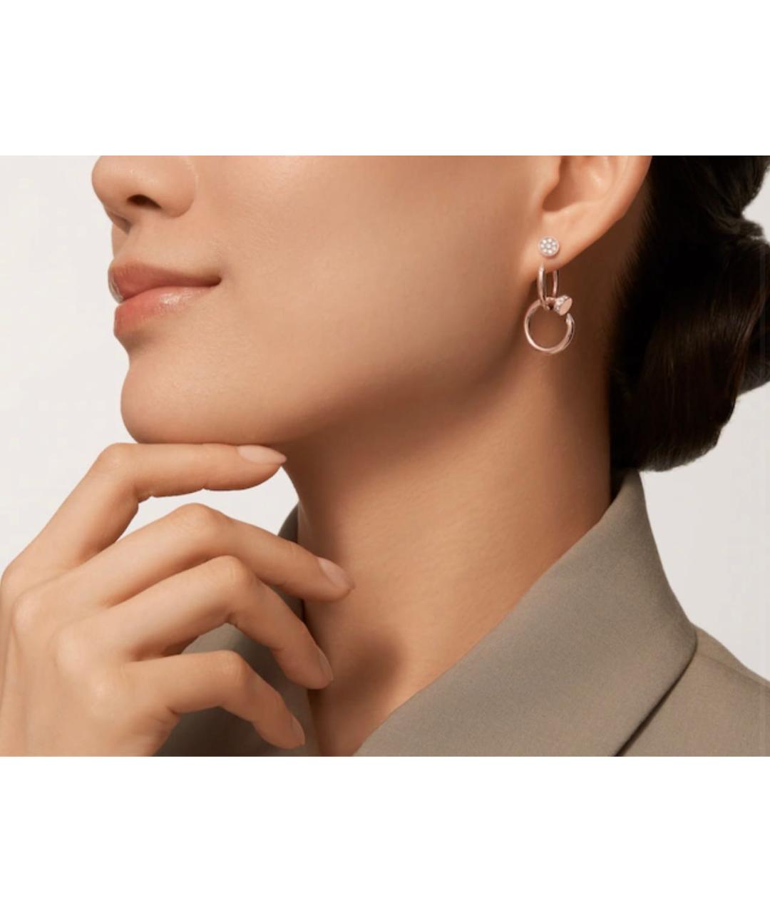 CARTIER Золотые серьги из розового золота, фото 2