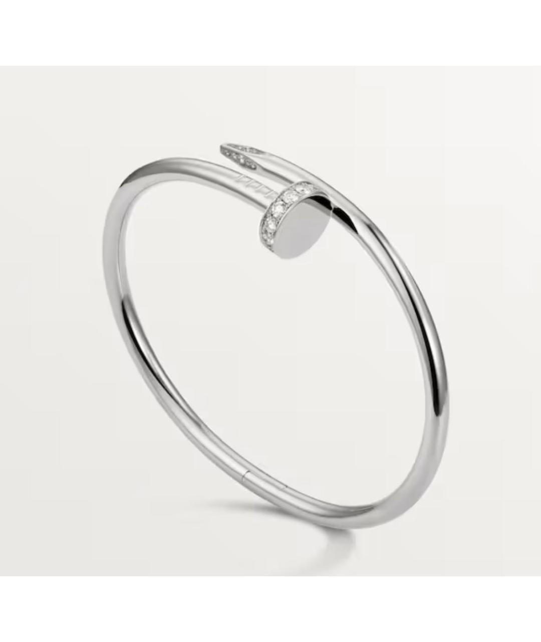CARTIER Серебряный браслет из белого золота, фото 5