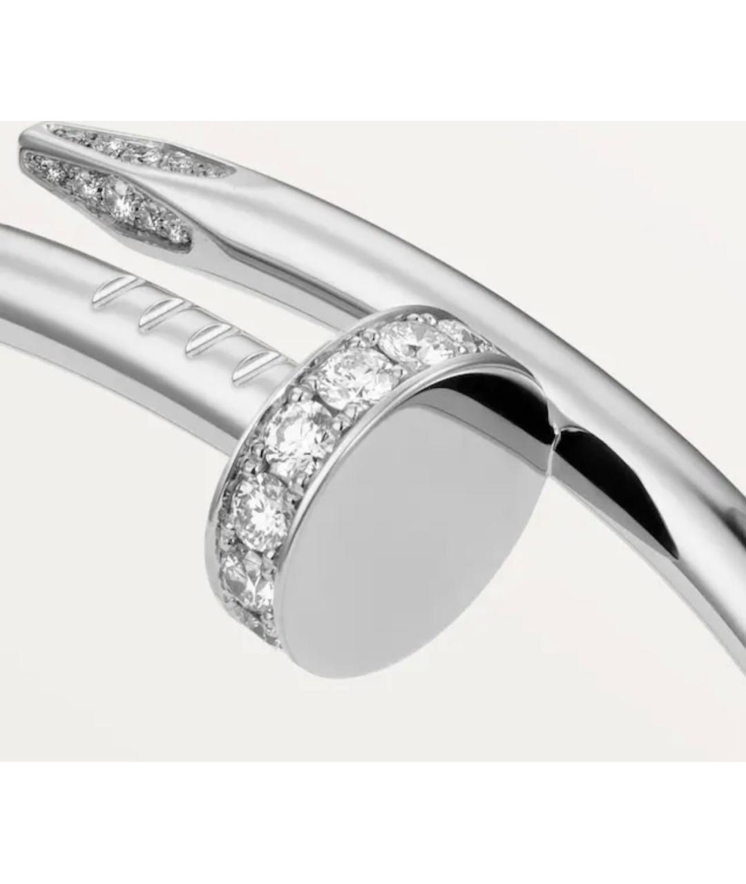 CARTIER Серебряный браслет из белого золота, фото 3