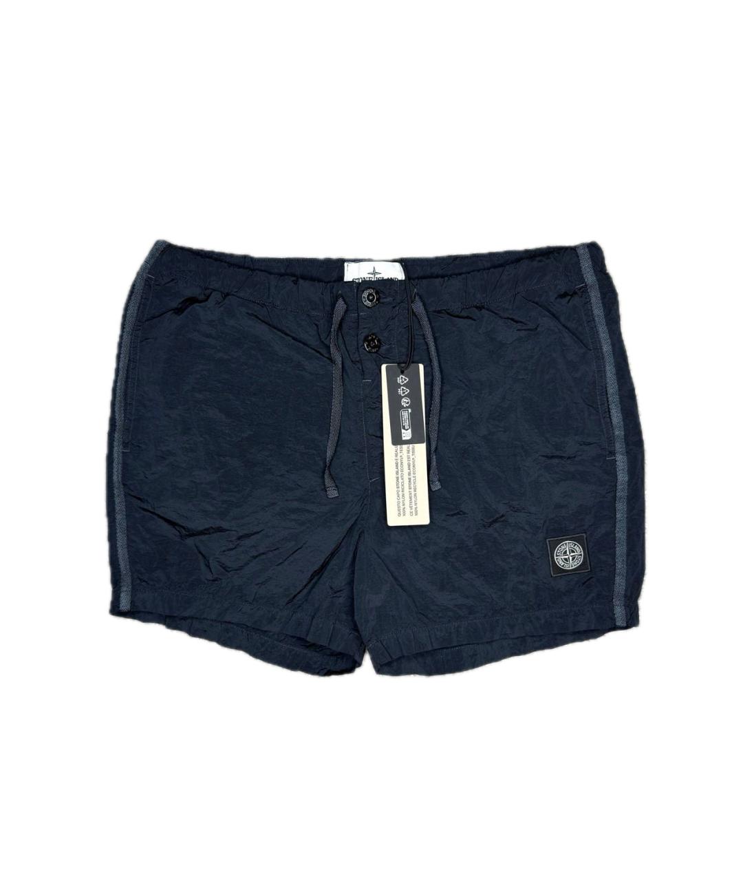 STONE ISLAND Темно-синие шорты, фото 1