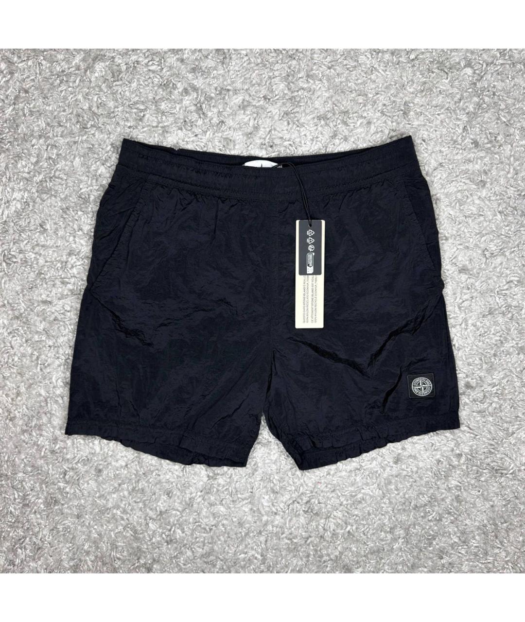 STONE ISLAND Черные плавки, фото 4