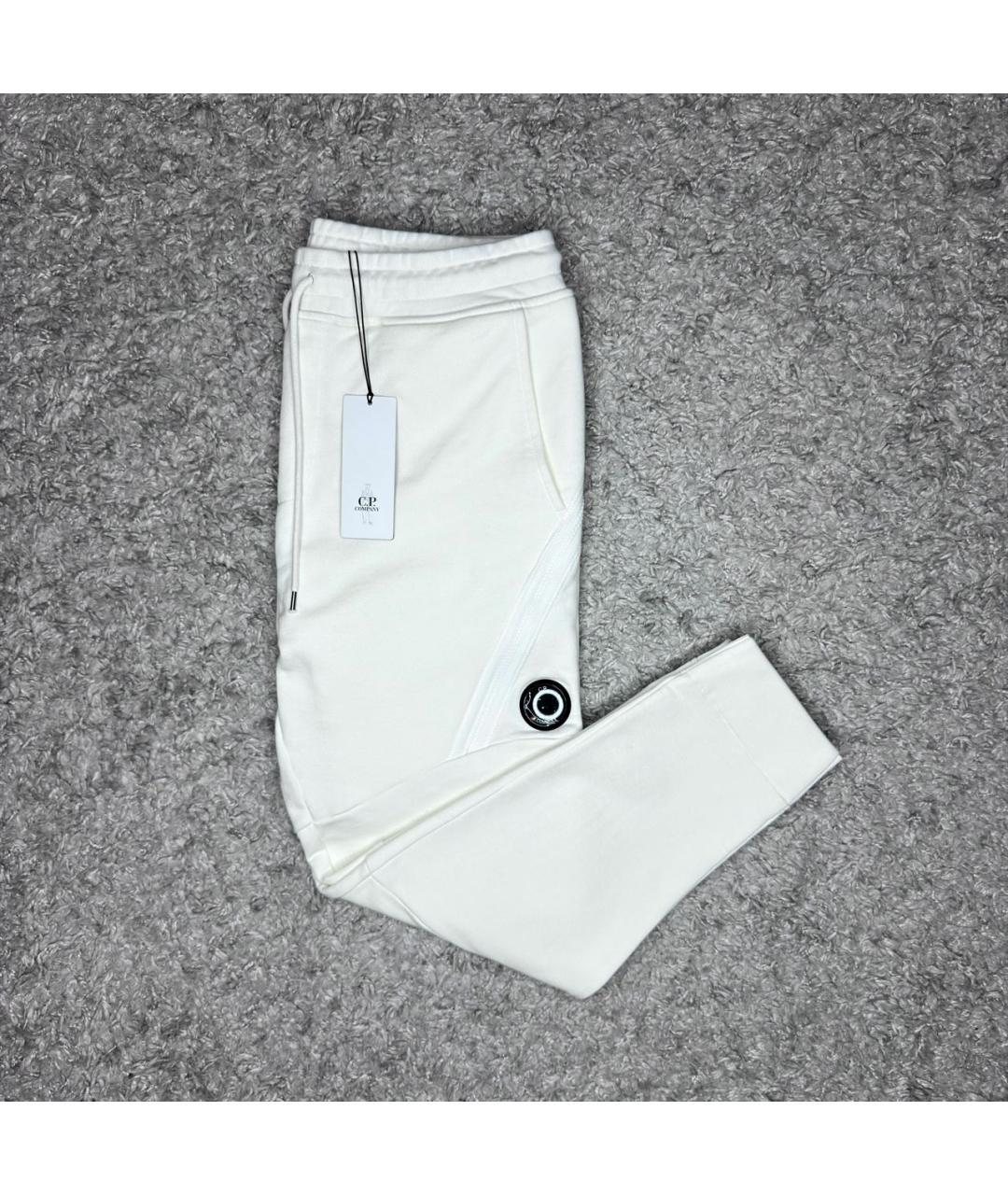 CP COMPANY Белые хлопковые повседневные брюки, фото 2