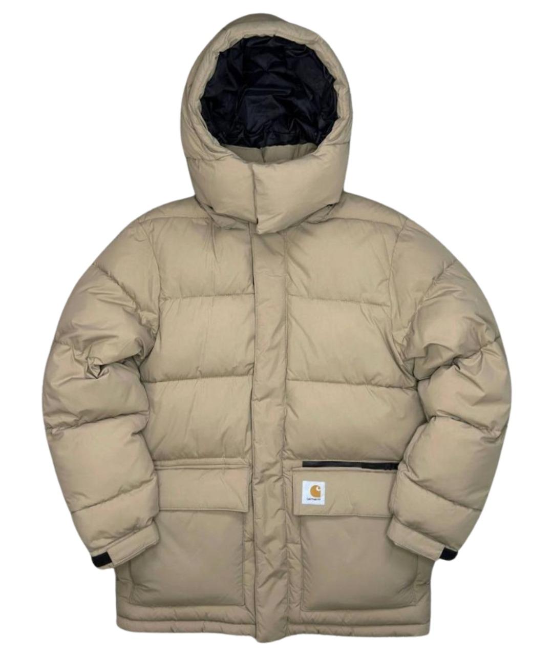 CARHARTT WIP Бежевый пуховик, фото 1