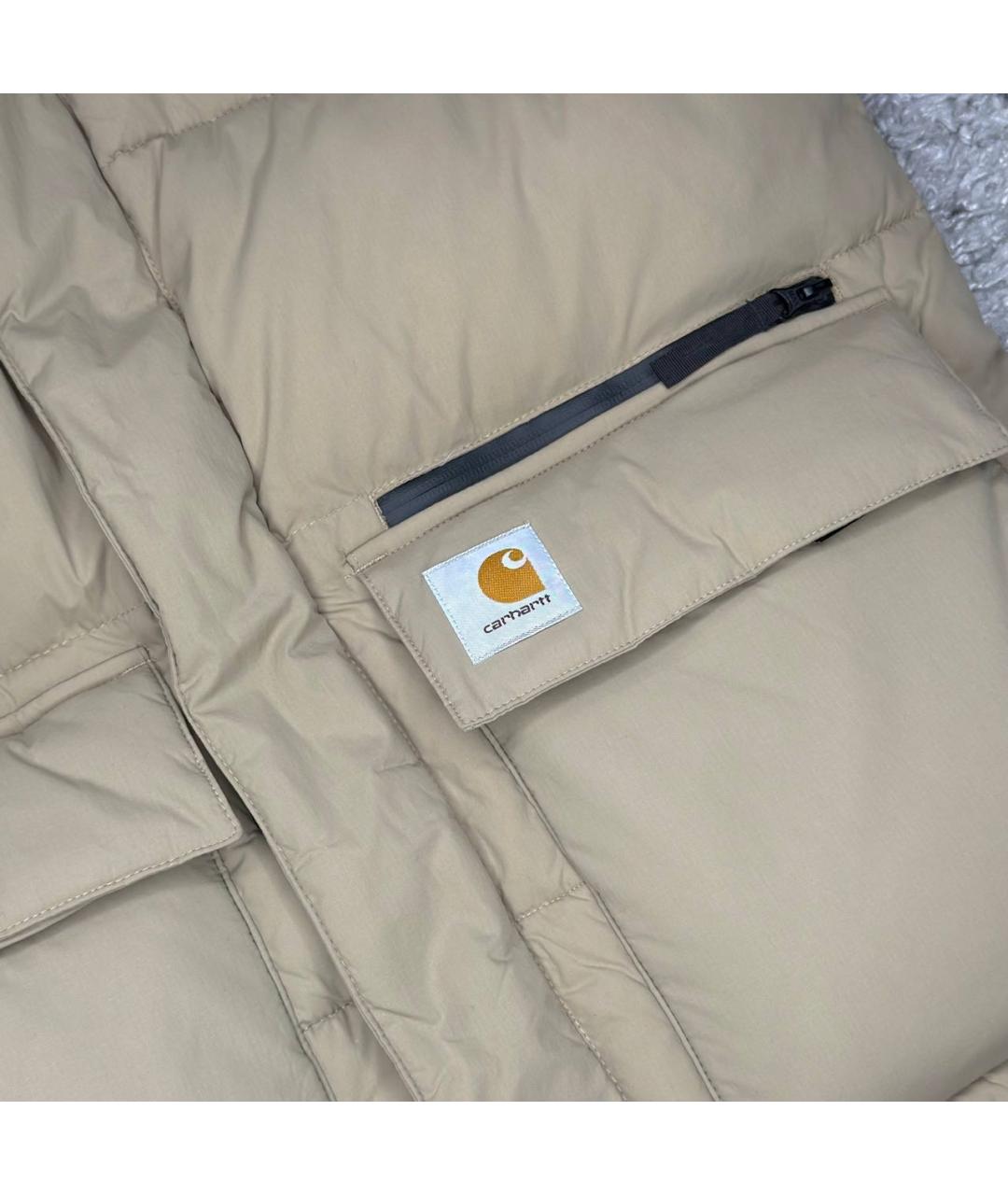 CARHARTT WIP Бежевый пуховик, фото 2