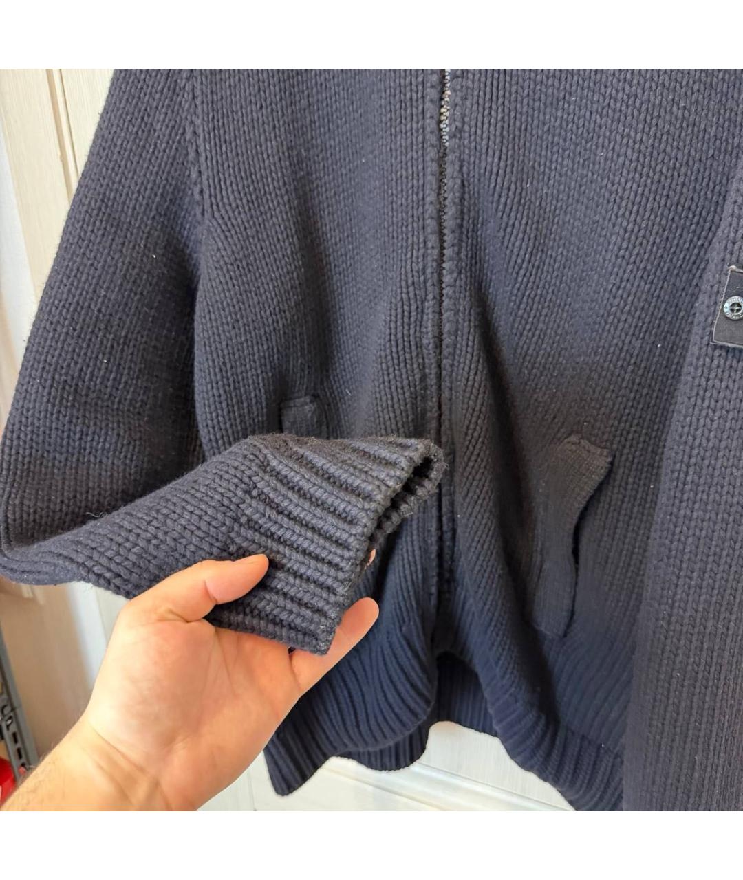 STONE ISLAND Черный джемпер / свитер, фото 4