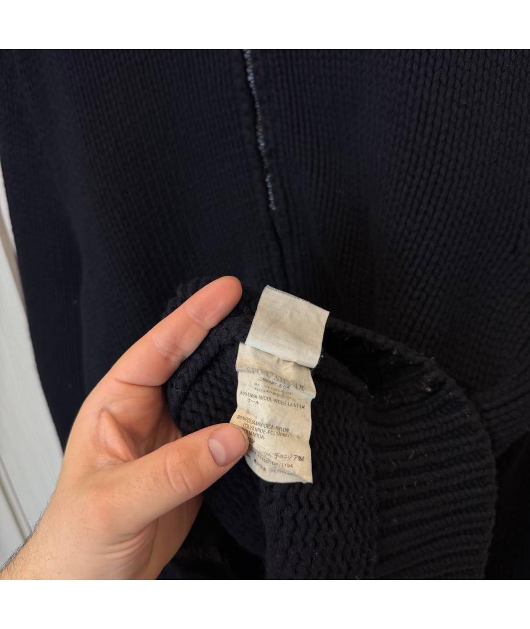 STONE ISLAND Черный джемпер / свитер, фото 5