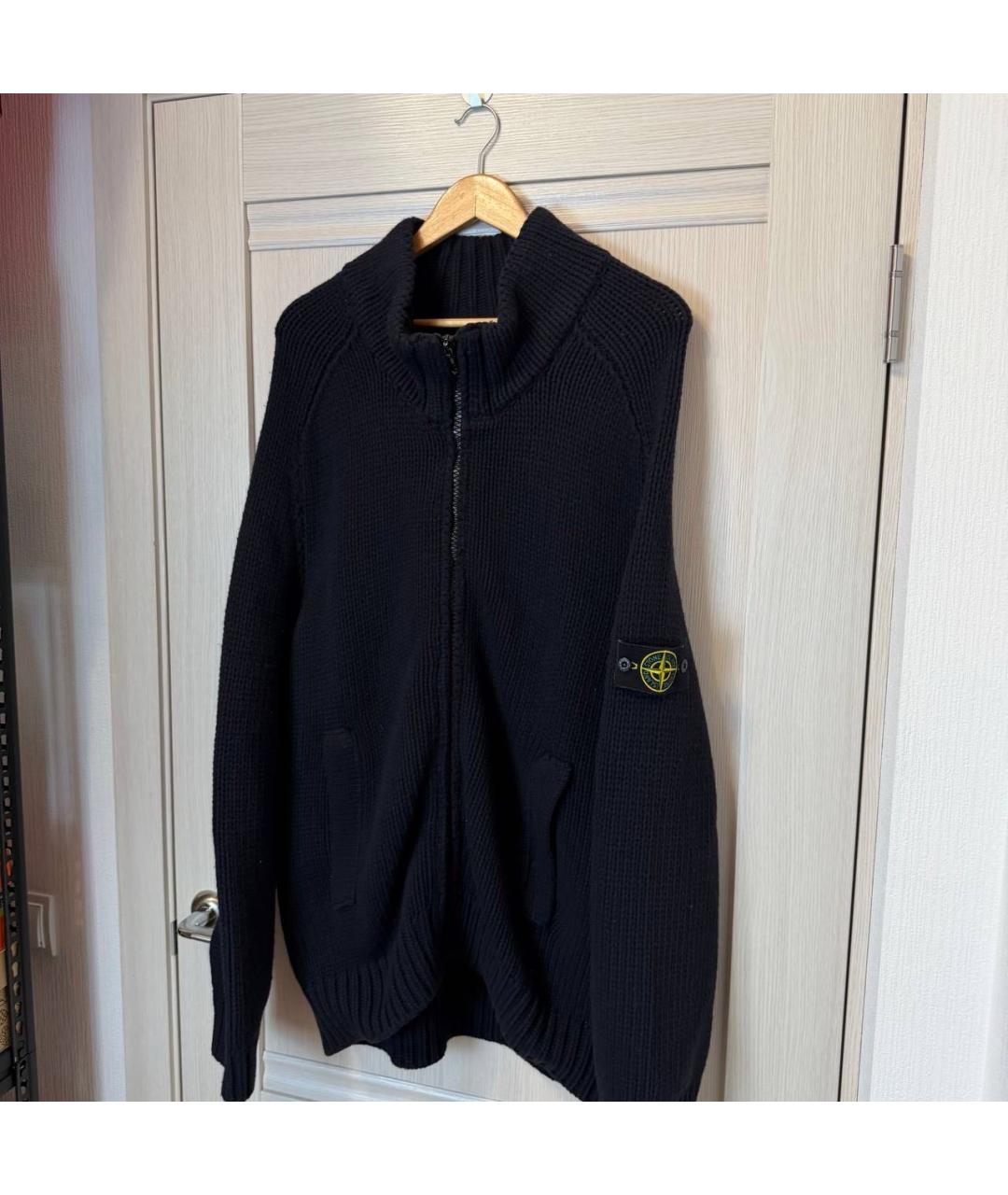 STONE ISLAND Черный джемпер / свитер, фото 2