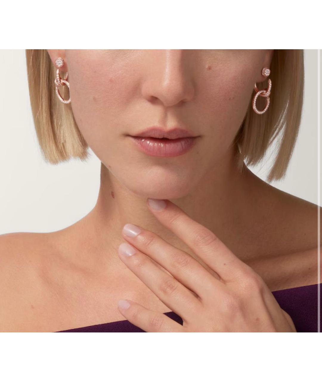 CARTIER Золотые серьги из розового золота, фото 2