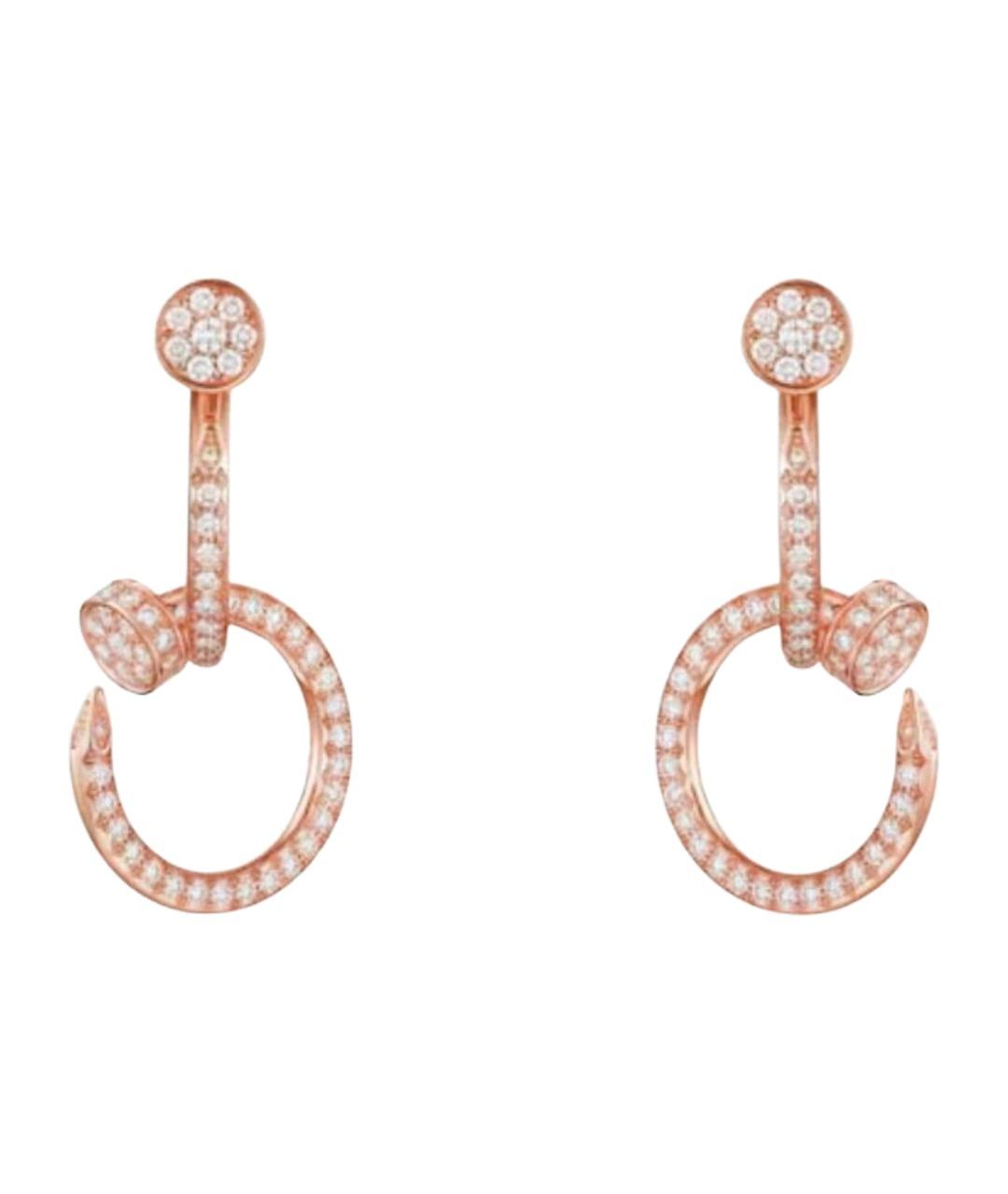 CARTIER Золотые серьги из розового золота, фото 1