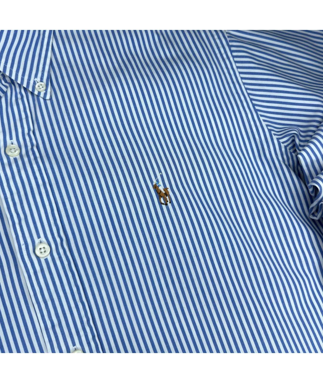 POLO RALPH LAUREN Синяя хлопковая кэжуал рубашка, фото 2