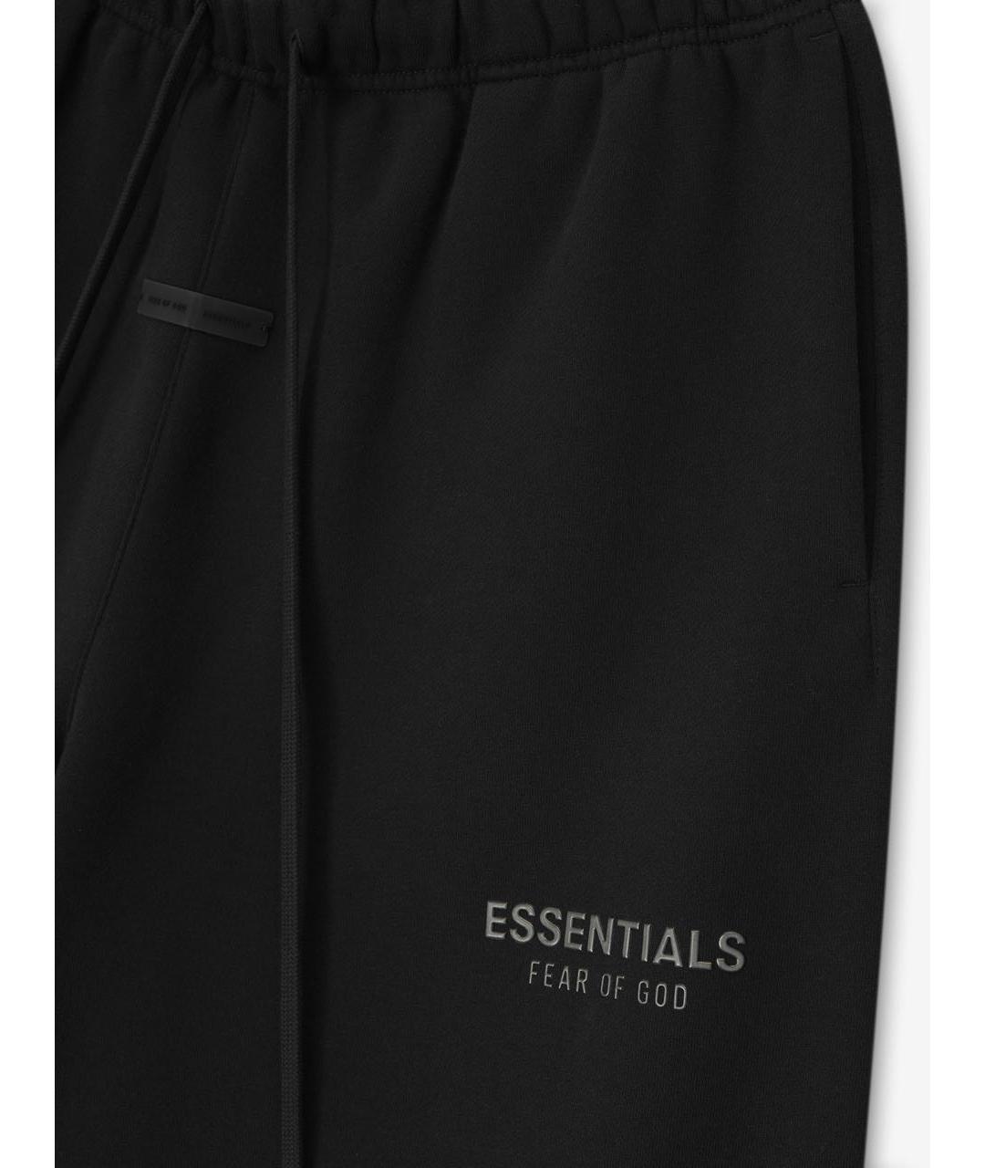 FEAR OF GOD ESSENTIALS Черные хлопковые шорты, фото 3