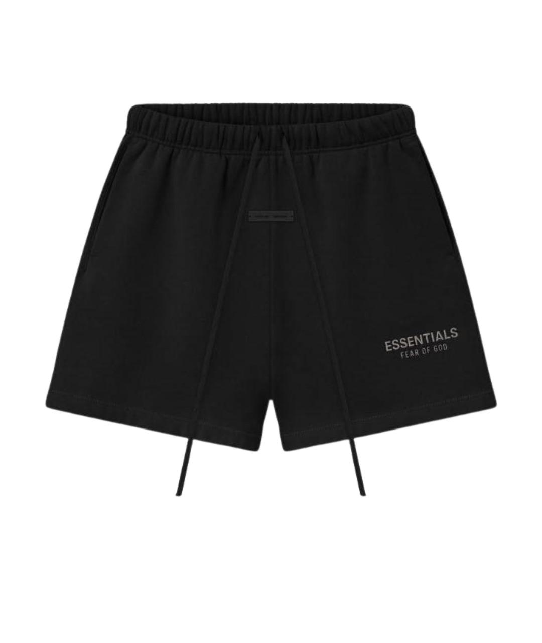 FEAR OF GOD ESSENTIALS Черные хлопковые шорты, фото 1