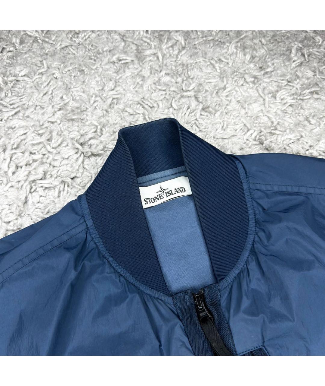 STONE ISLAND Темно-синяя куртка, фото 3