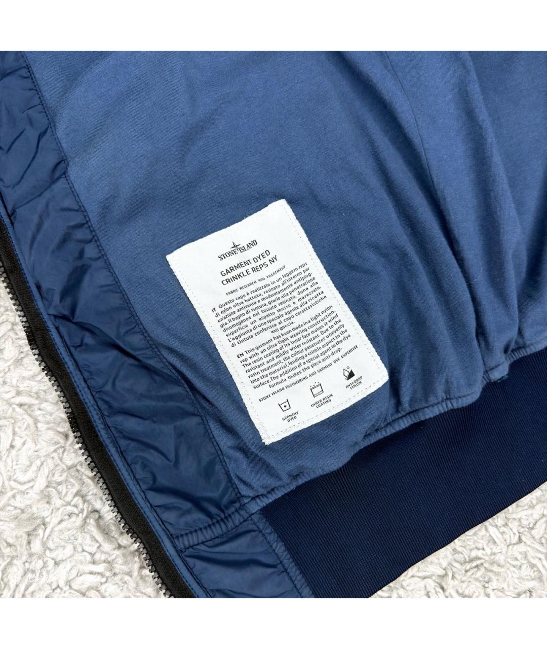 STONE ISLAND Темно-синяя куртка, фото 4