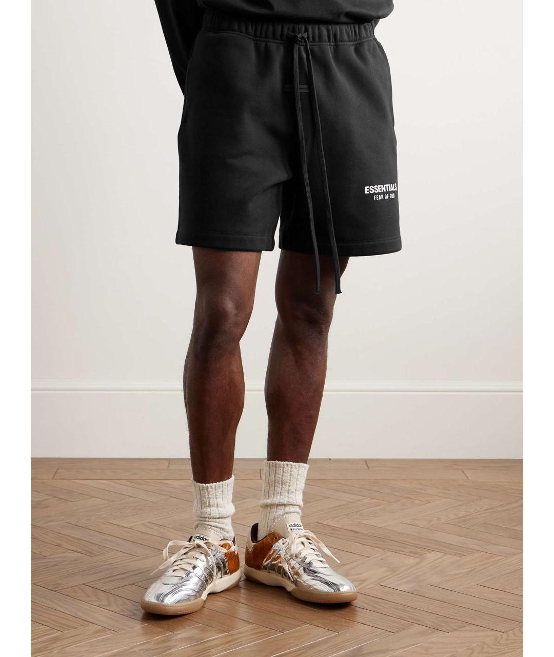 FEAR OF GOD ESSENTIALS Черные хлопковые шорты, фото 4
