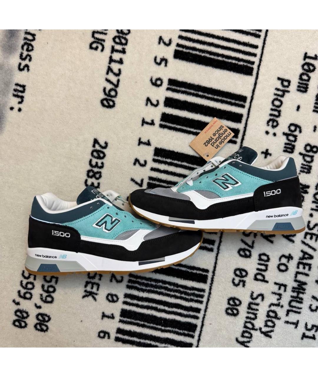 NEW BALANCE Бирюзовые низкие кроссовки / кеды, фото 6