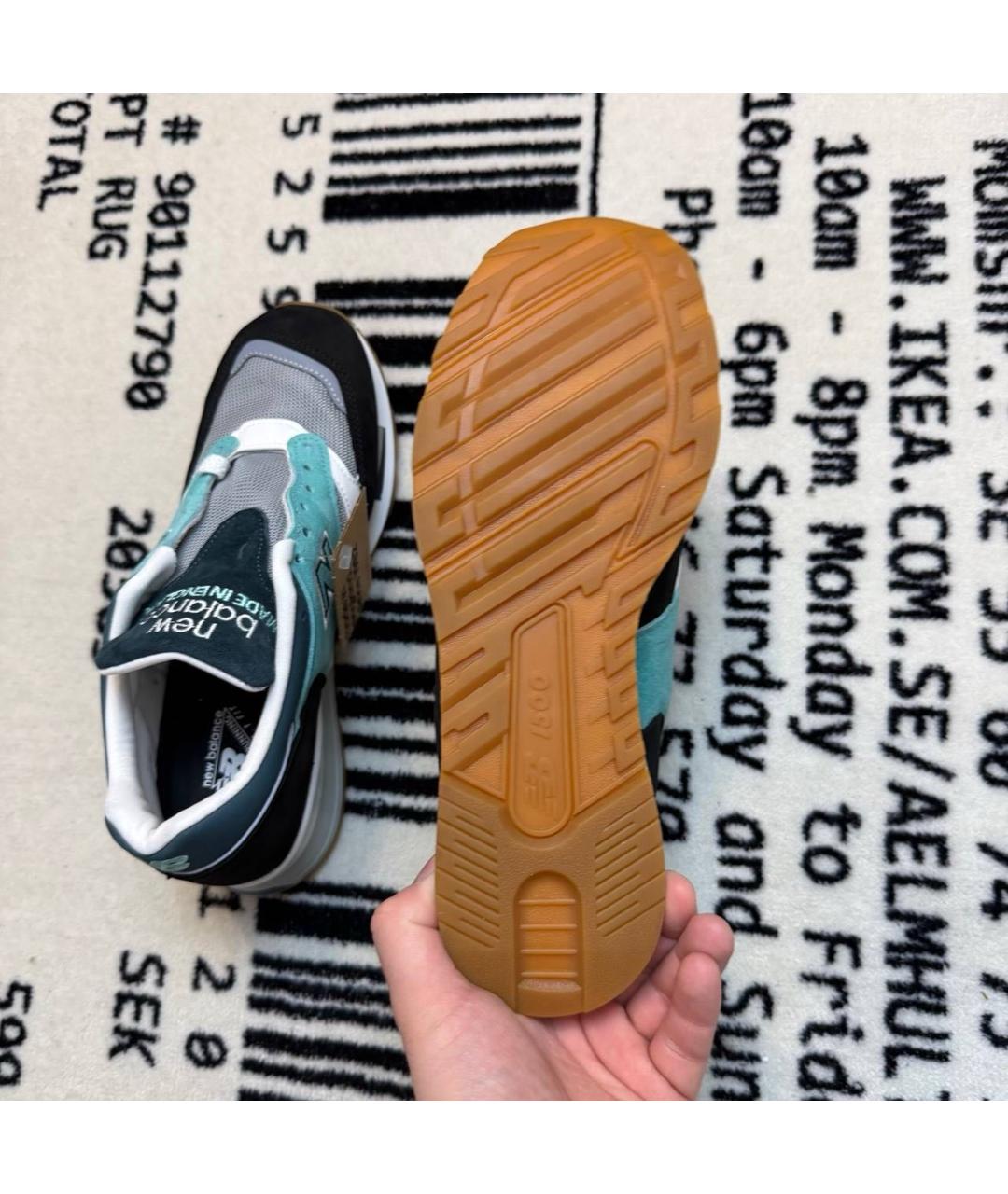NEW BALANCE Бирюзовые низкие кроссовки / кеды, фото 5