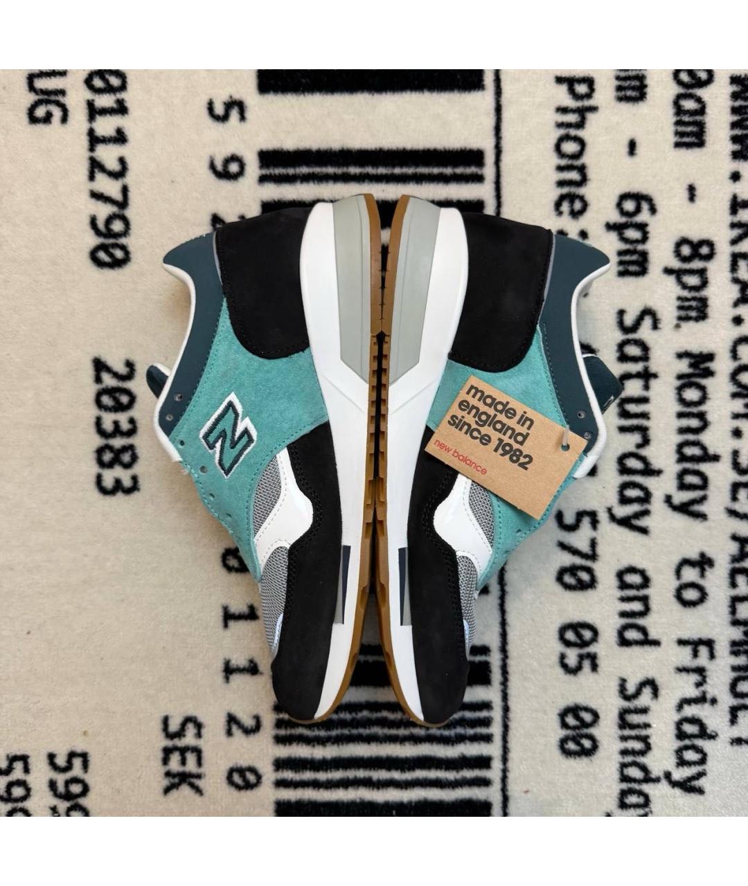 NEW BALANCE Бирюзовые низкие кроссовки / кеды, фото 3