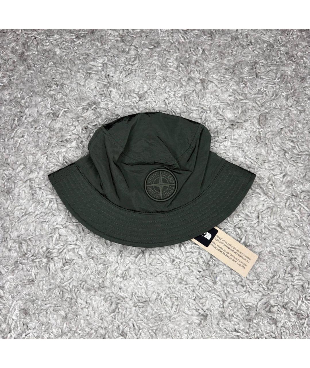 STONE ISLAND Хаки шляпа, фото 6