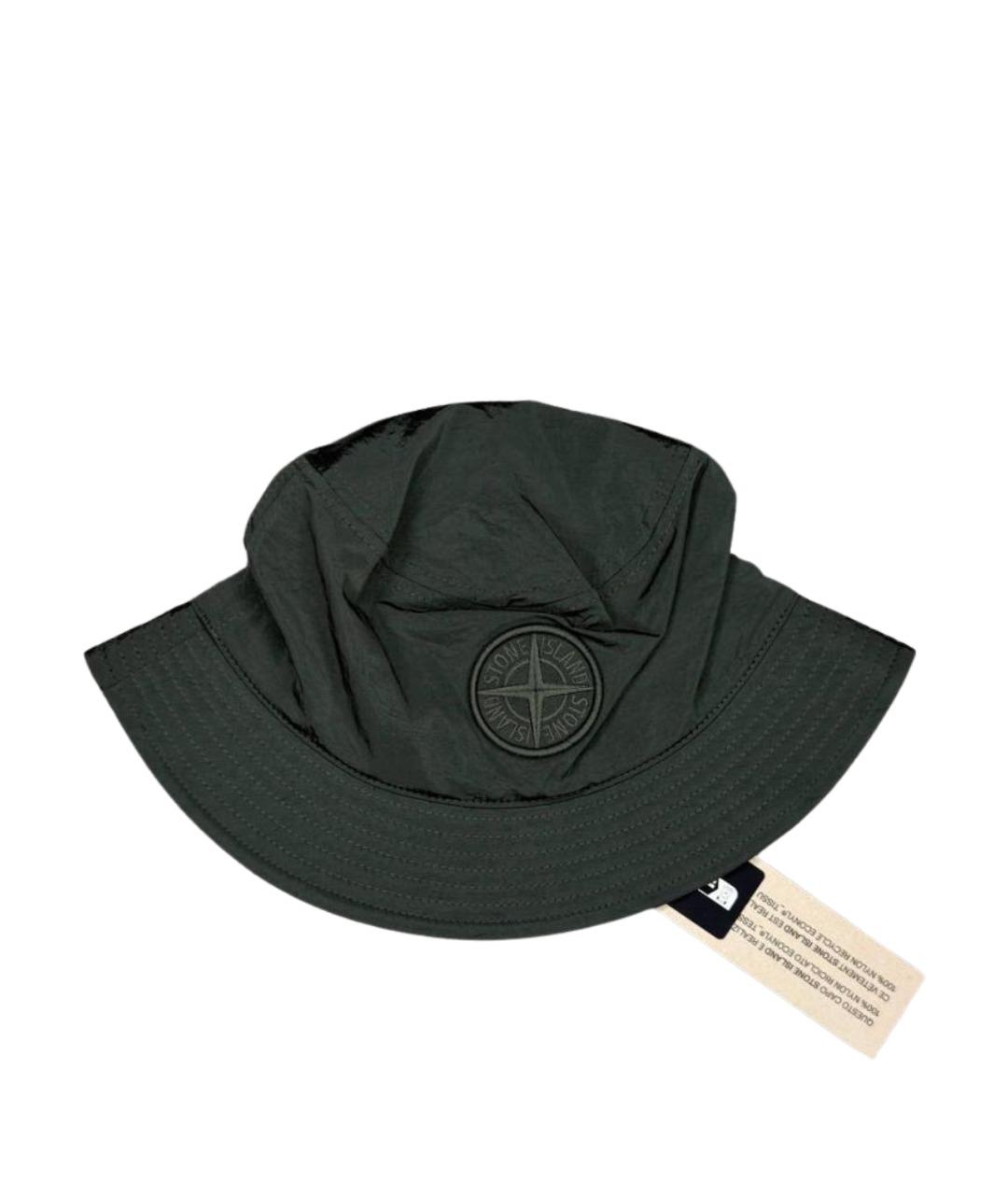 STONE ISLAND Хаки шляпа, фото 1
