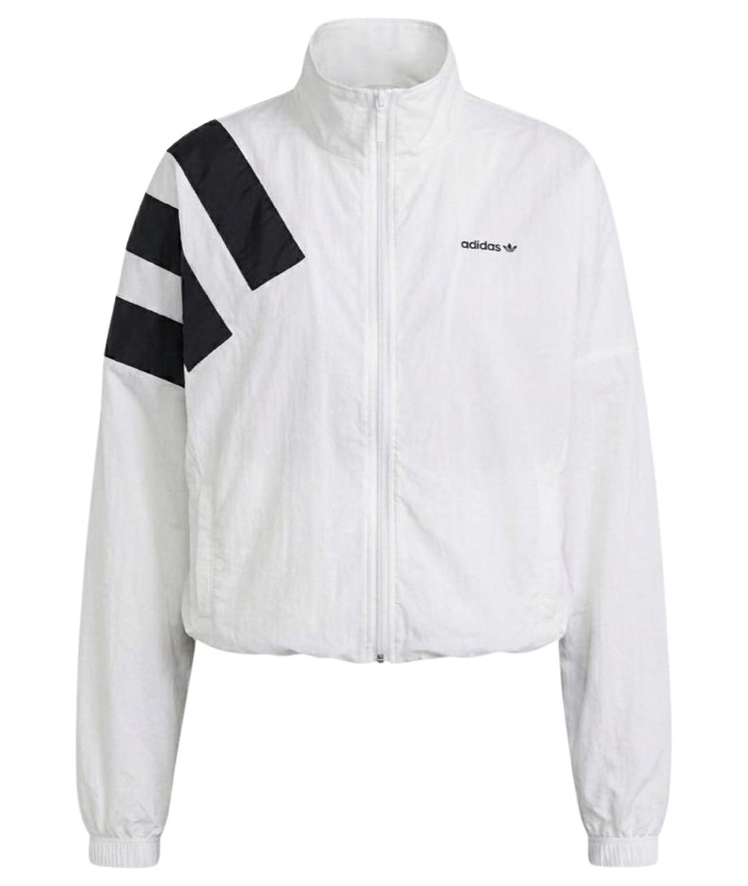 ADIDAS Белая полиэстеровая куртка, фото 1