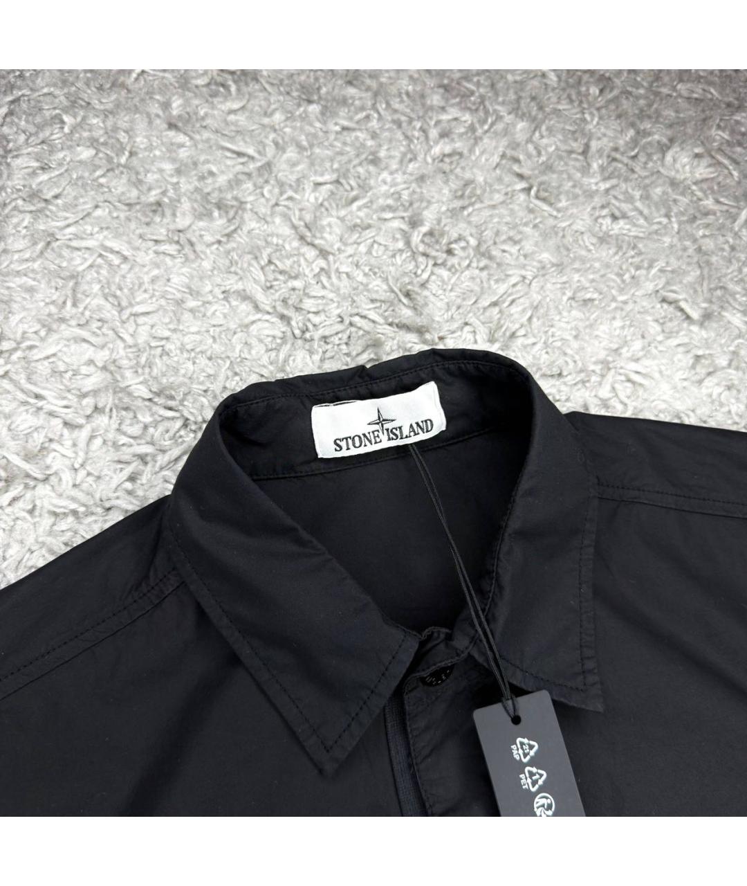 STONE ISLAND Черная куртка, фото 3
