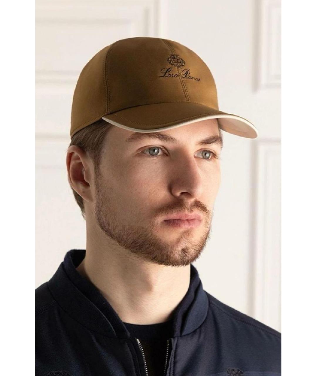 LORO PIANA Коричневая кепка/бейсболка, фото 4