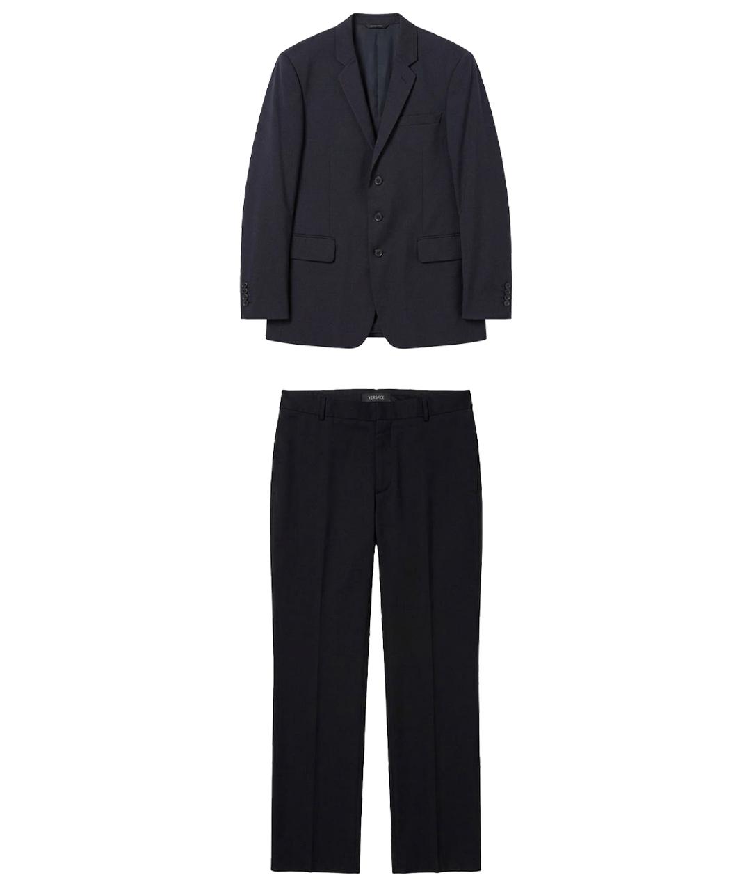 VERSUS VERSACE Черный классический костюм, фото 1