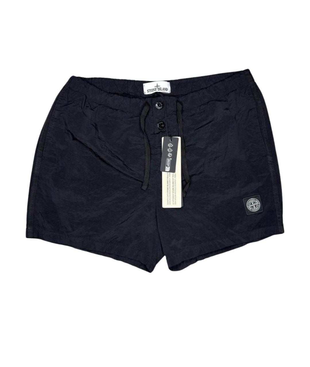 STONE ISLAND Черные шорты, фото 1