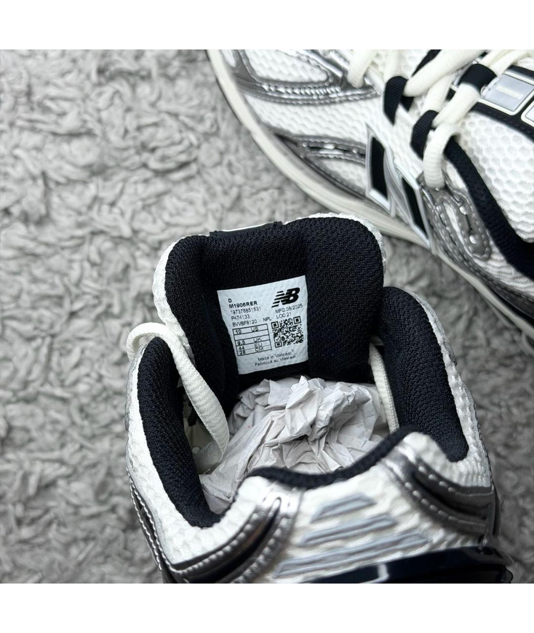 NEW BALANCE Белые низкие кроссовки / кеды, фото 7