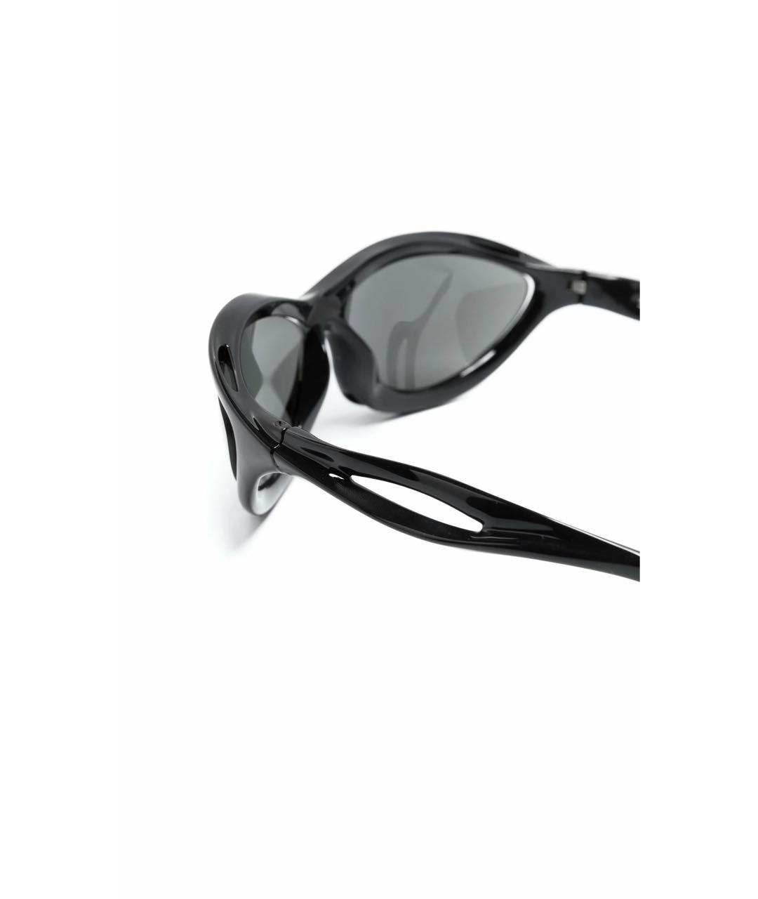 PRADA Черные пластиковые солнцезащитные очки, фото 3