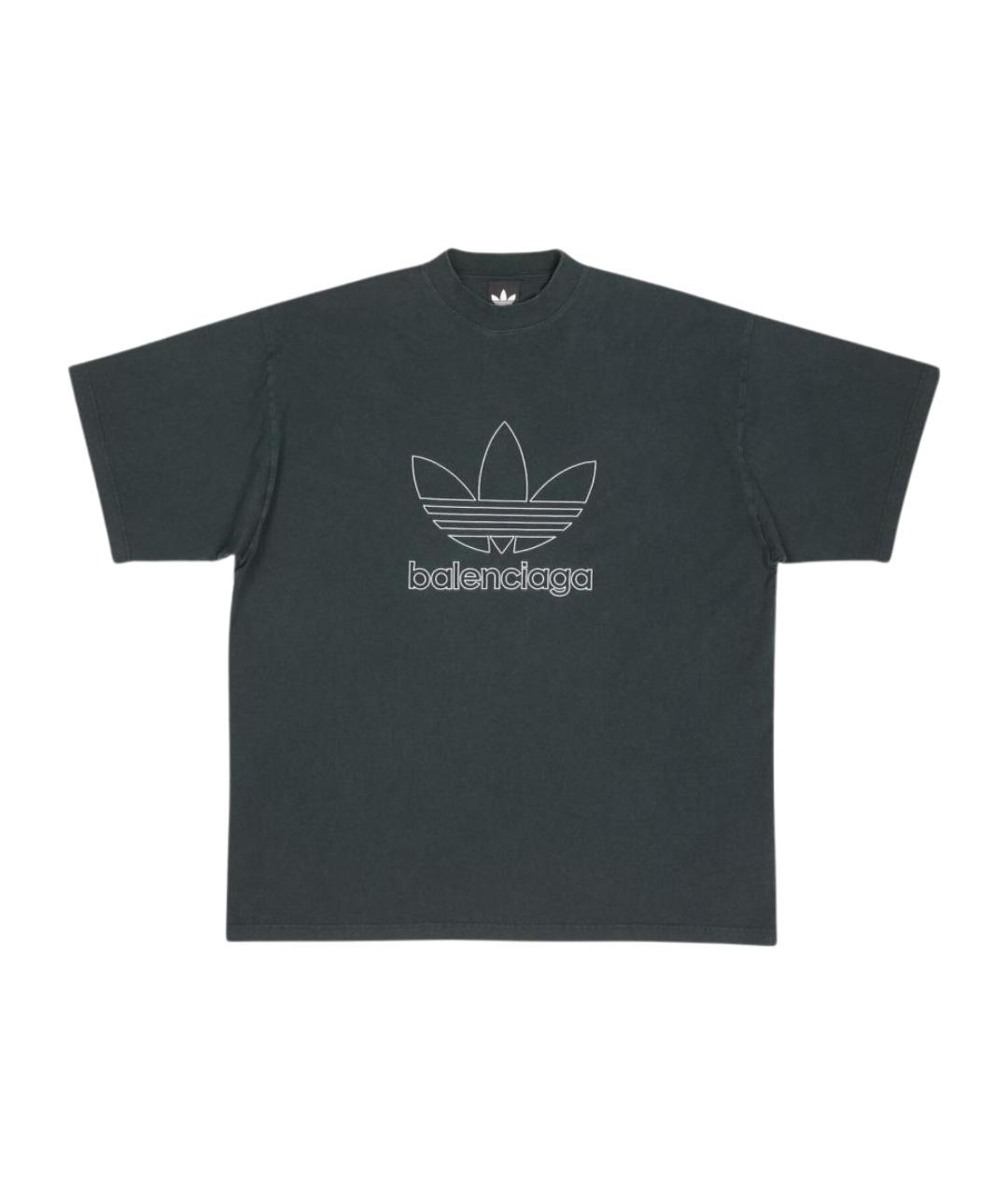 BALENCIAGA Зеленая футболка, фото 1