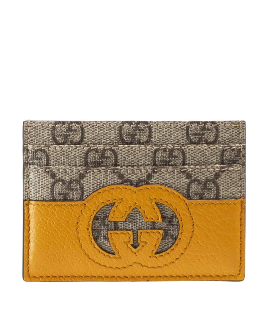 GUCCI Бежевый кардхолдер, фото 1