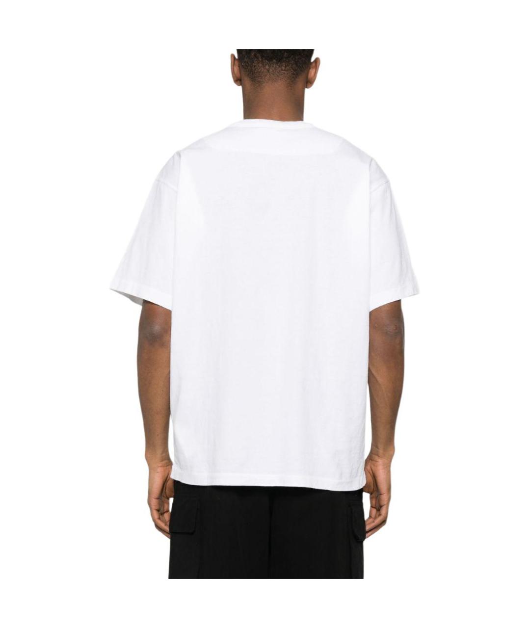 STONE ISLAND Белая футболка, фото 5