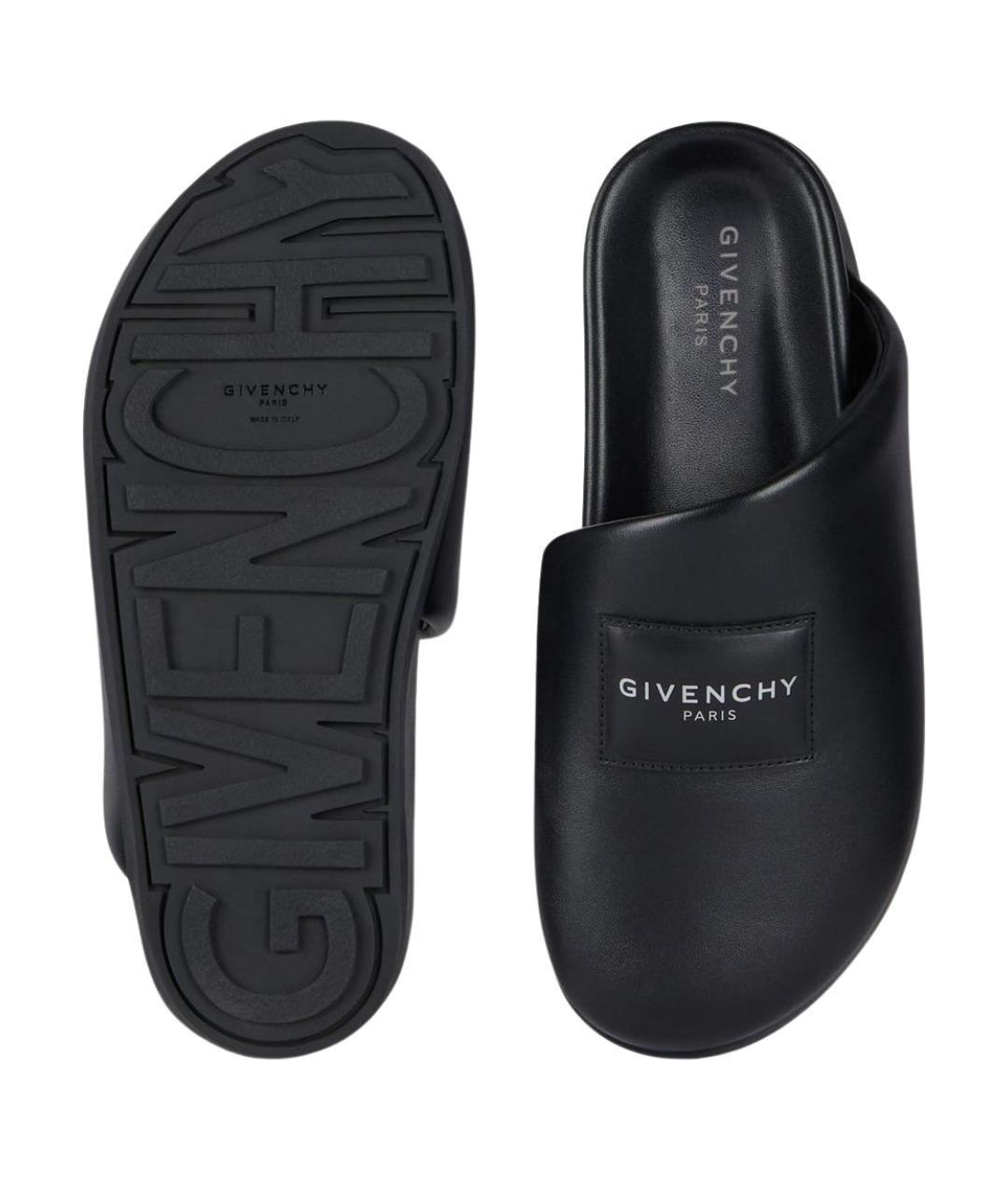 GIVENCHY Черные сандалии, фото 4