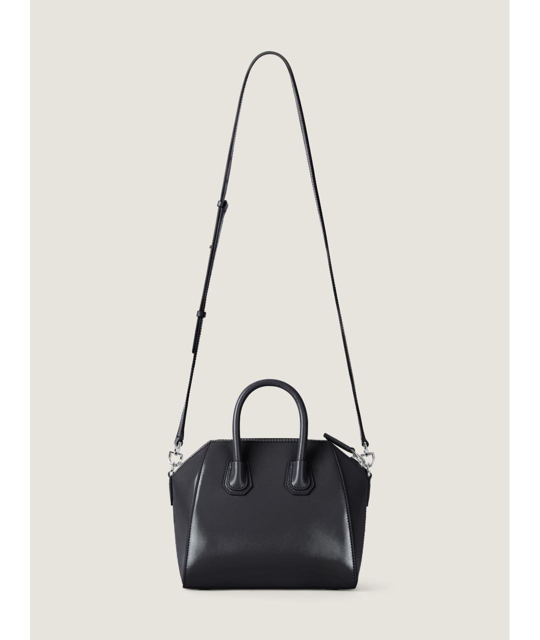 GIVENCHY Черная кожаная сумка тоут, фото 4