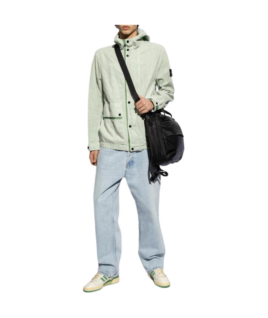 STONE ISLAND Зеленая куртка, фото 3