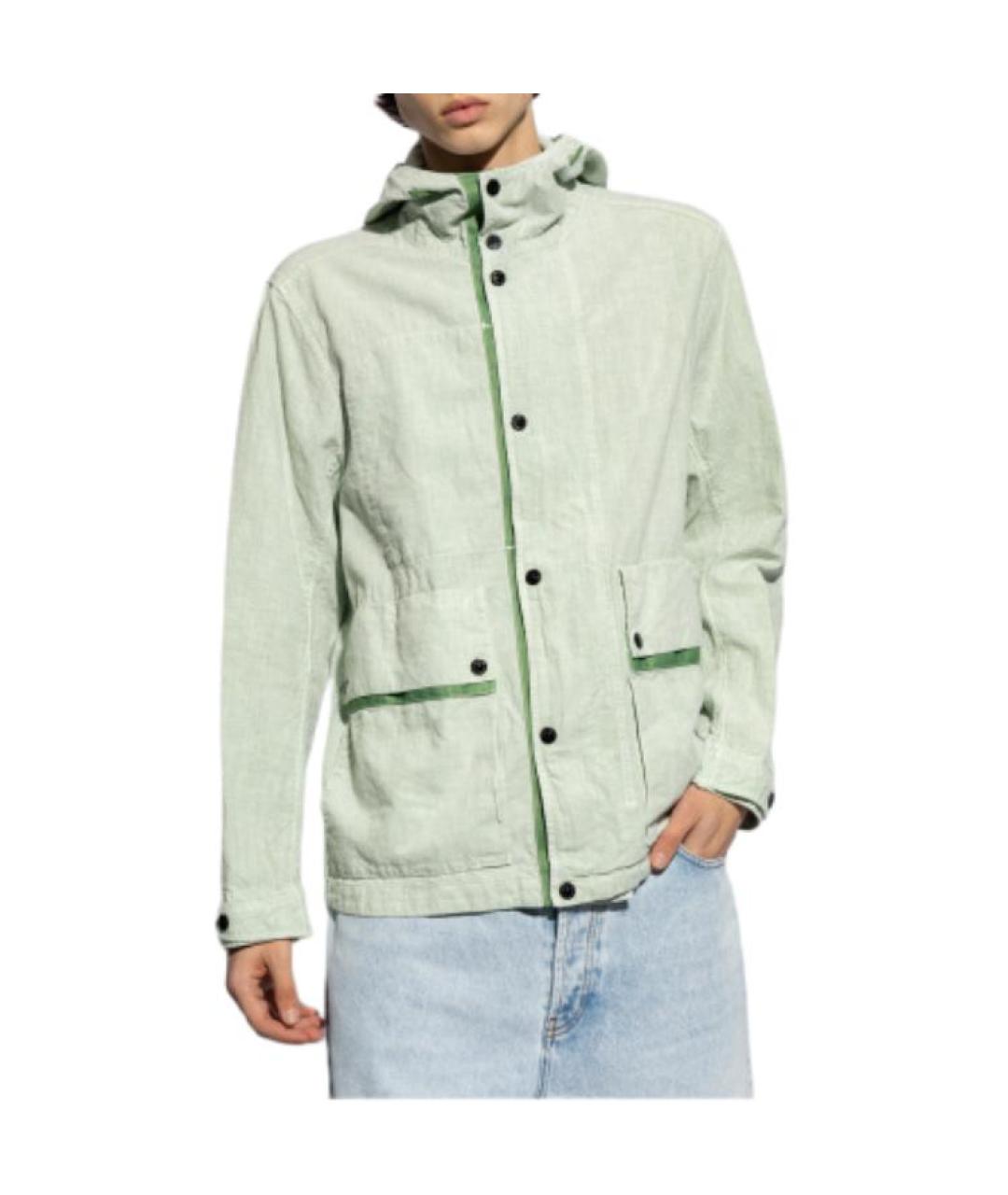 STONE ISLAND Зеленая куртка, фото 4