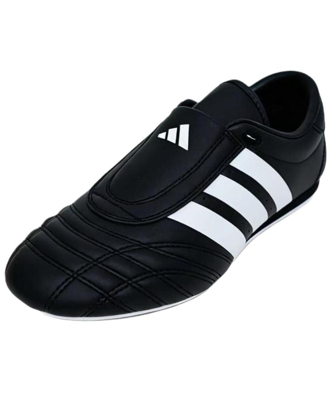 ADIDAS Черные кожаные кеды, фото 4