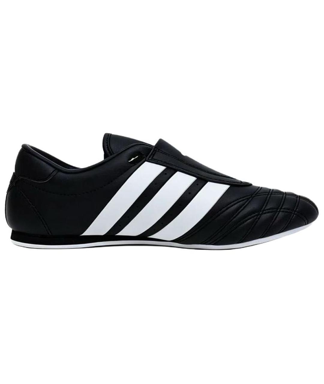 ADIDAS Черные кожаные кеды, фото 3