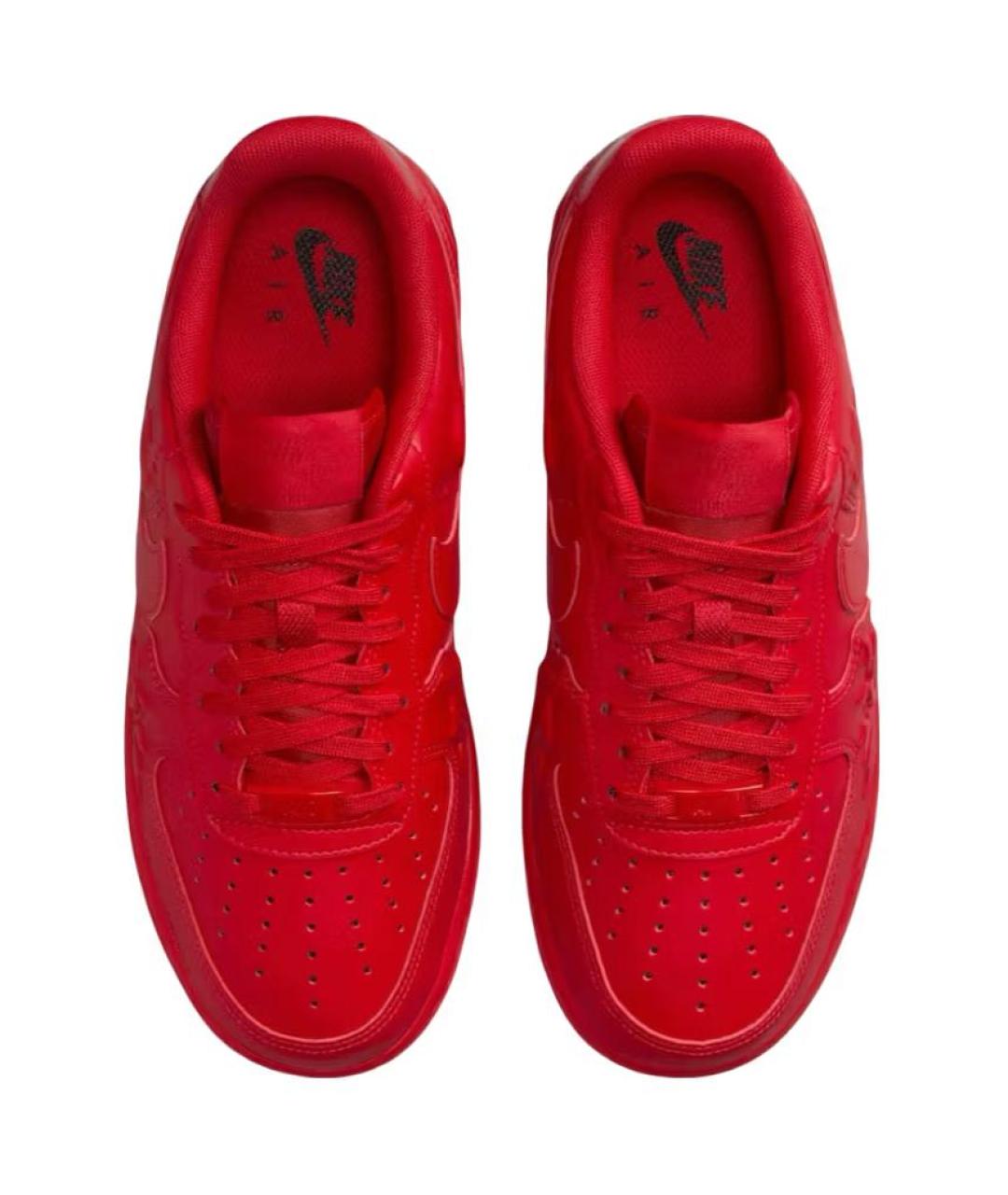 NIKE Красные кожаные кроссовки, фото 4