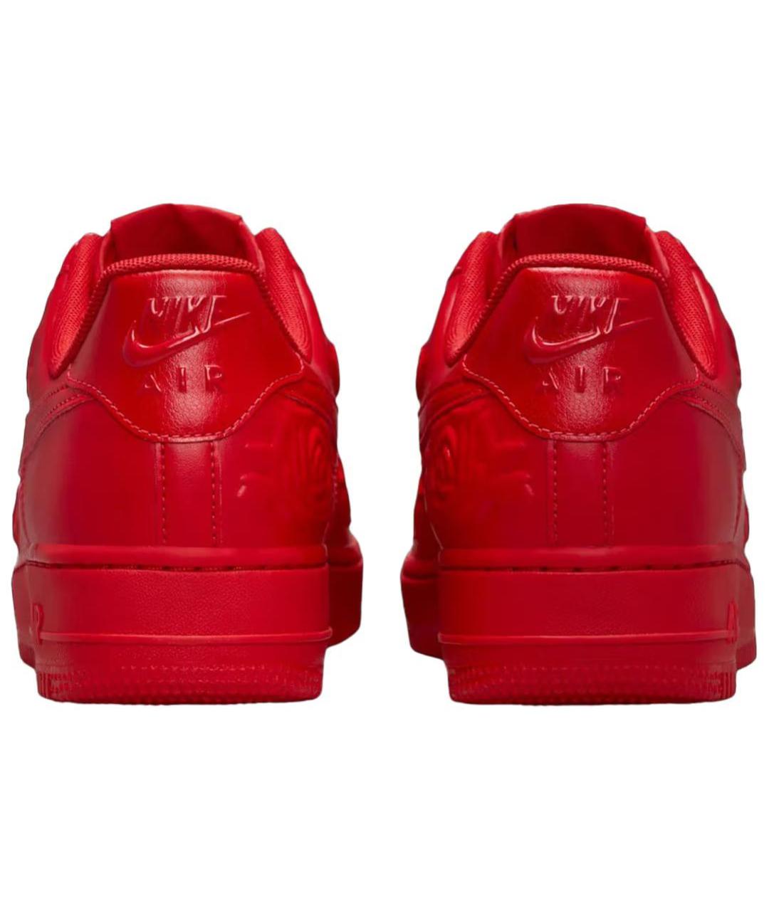 NIKE Красные кожаные кроссовки, фото 5