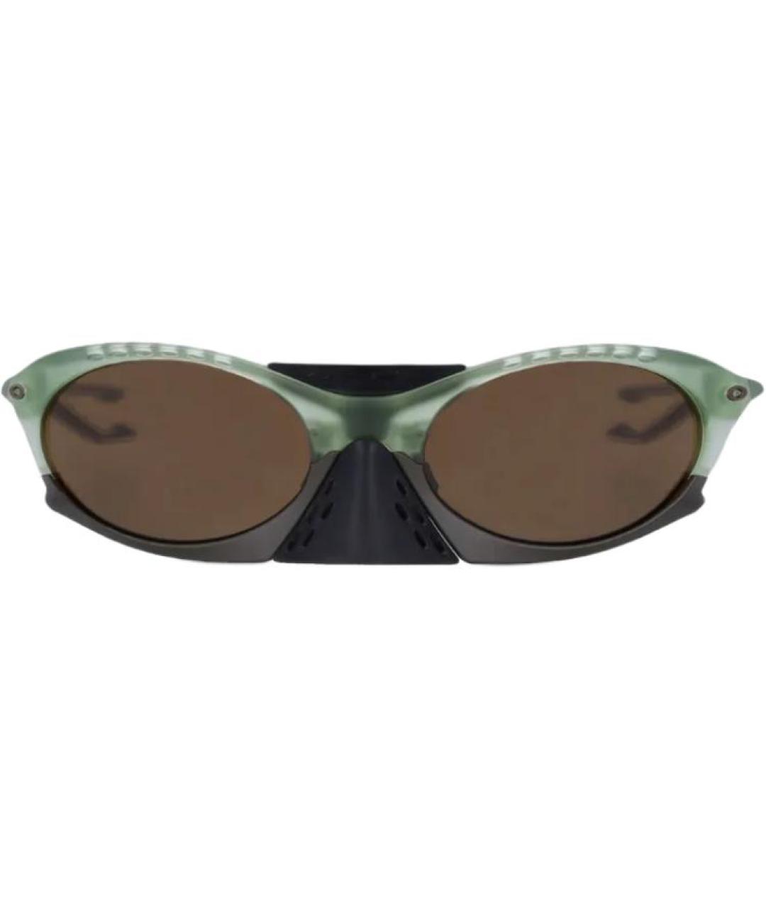 OAKLEY Зеленые пластиковые солнцезащитные очки, фото 2